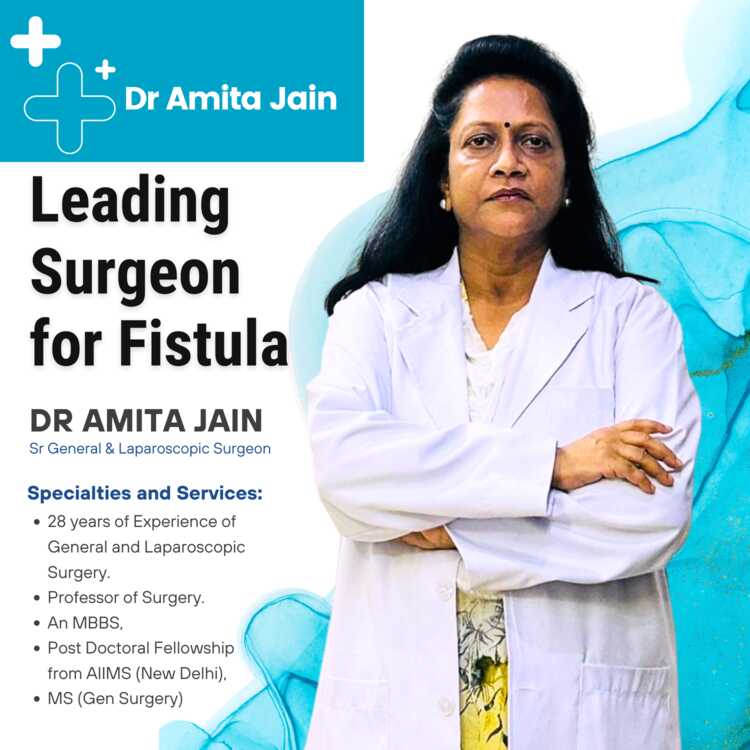 Dr Amita Jain leading fistula surgeon in Delhi India